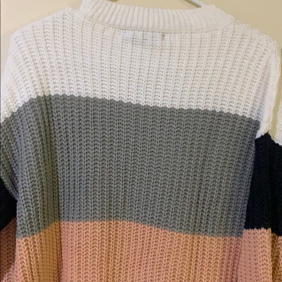 Merokeety striped knit sweater size small - Picture 5 of 8